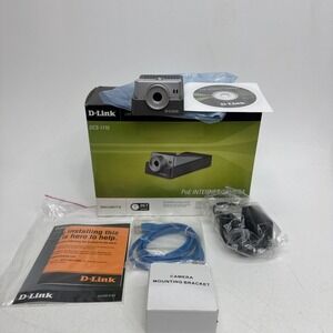 D-Link DCS-1110 10 Fast Ethernet PoE Internet Security Camera ~ Sealed